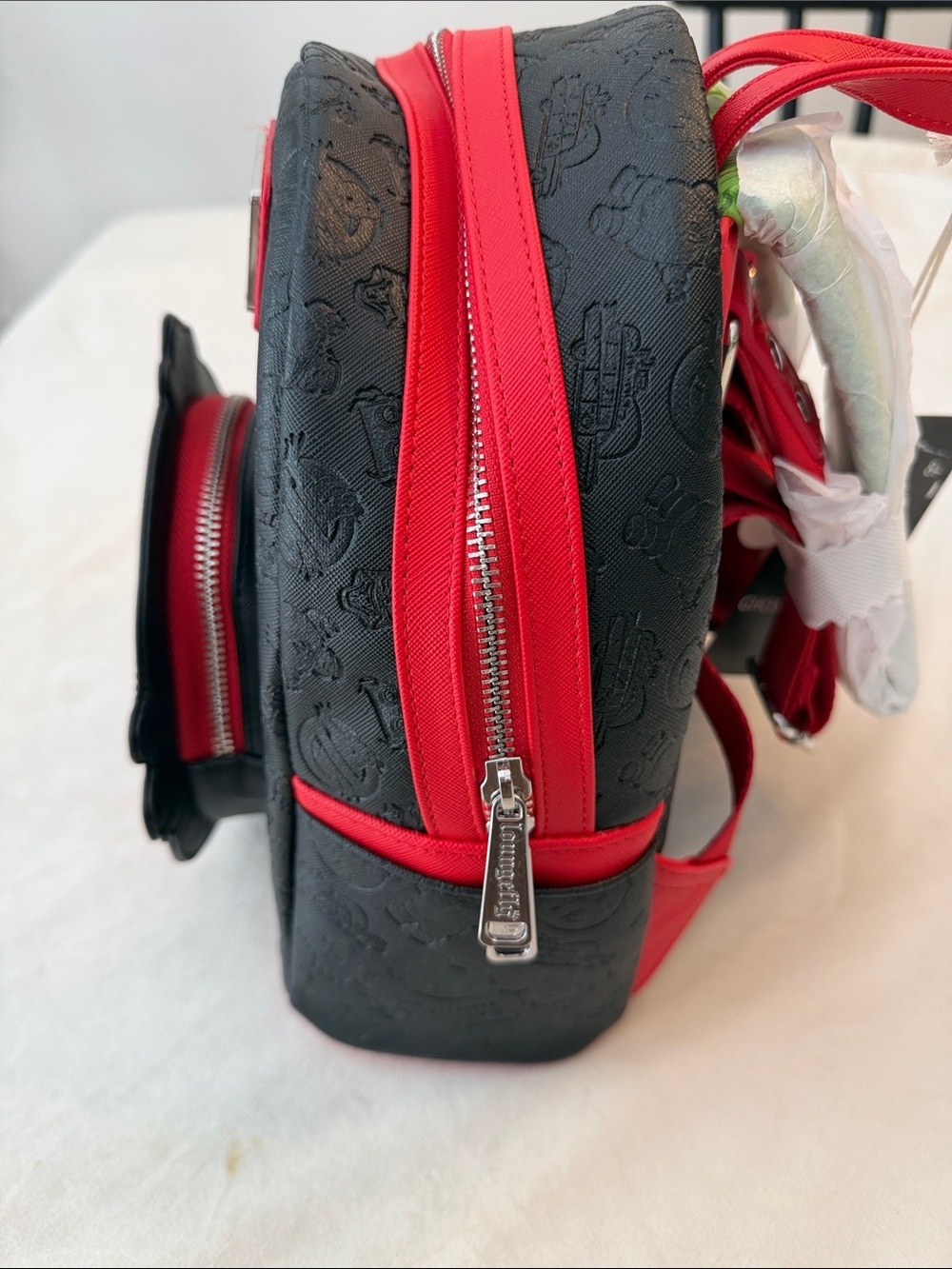 NWT! Loungefly Black and Red Ghostbusters OG Mini Backpack - Picture 3 of 6